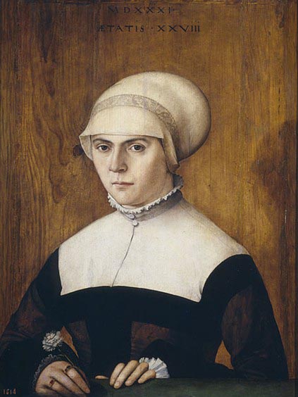 The wife of Jorg Zorer, at the age of 28